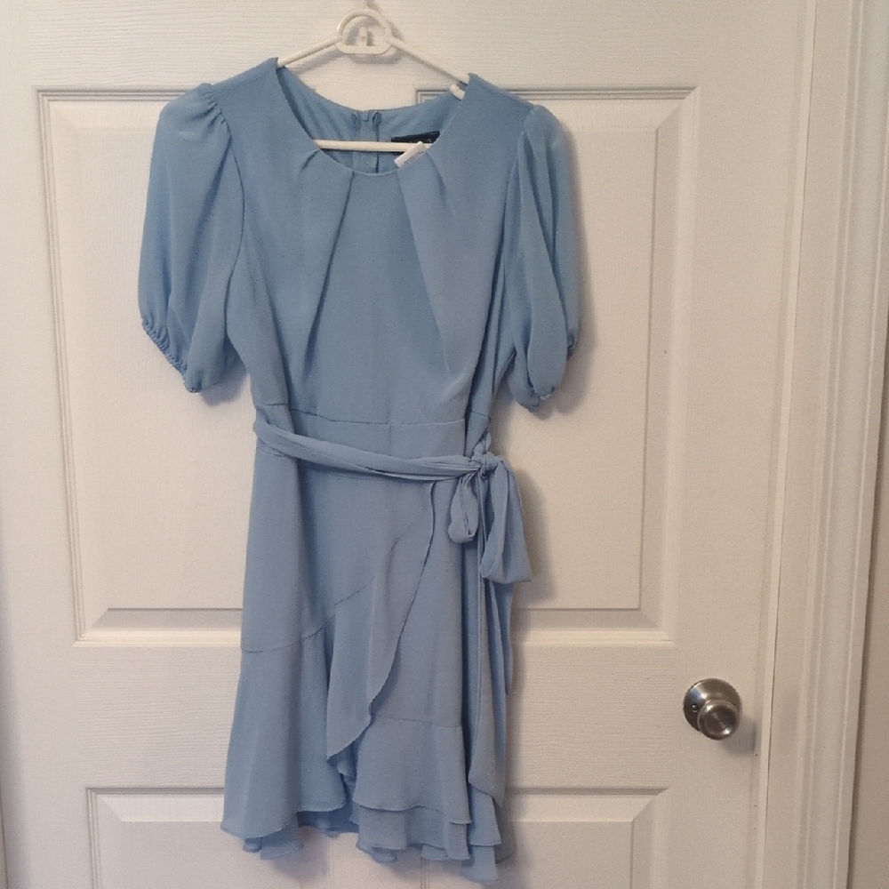 B Darlin Light Blue Mini Dress